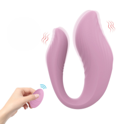 Вібратор для пар Every Night Toys Cosima з пультом, лавандовий, 21.2 х 3.6 см